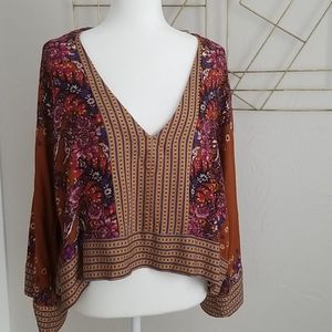 Free People Boho Cropped Top